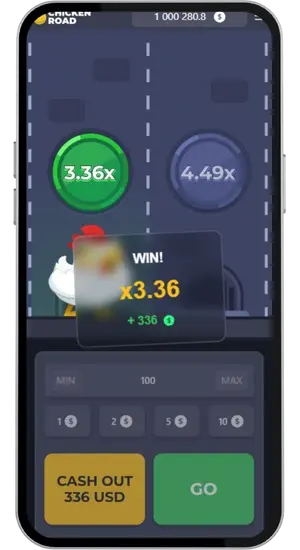 Chicken Road 3.36x Multiplikator Gewinn
