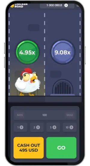 Chicken Road 4.95x Multiplikator erreicht