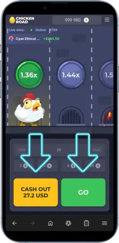 Chicken Road Cashout oder Go auswählen